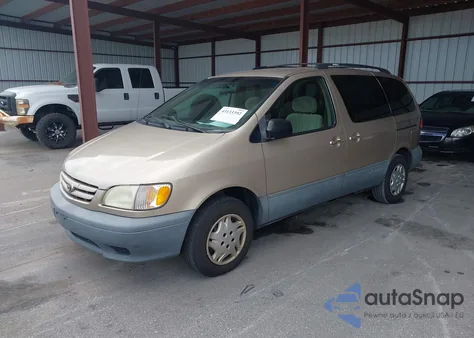 2002 Toyota Sienna Le from USA, damaged, VIN 4T3ZF13C22U474483